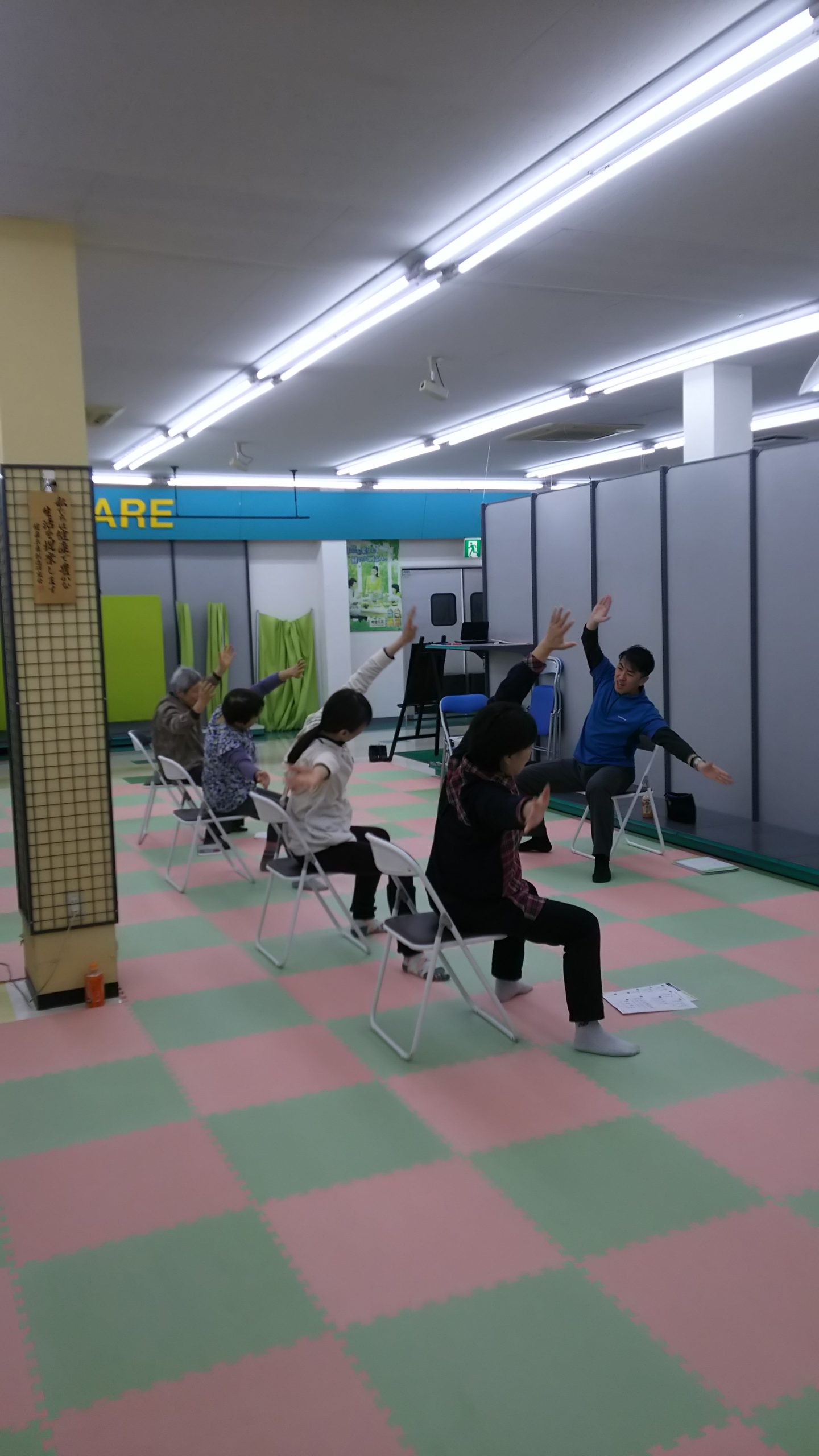 ご当地体操教室の様子
